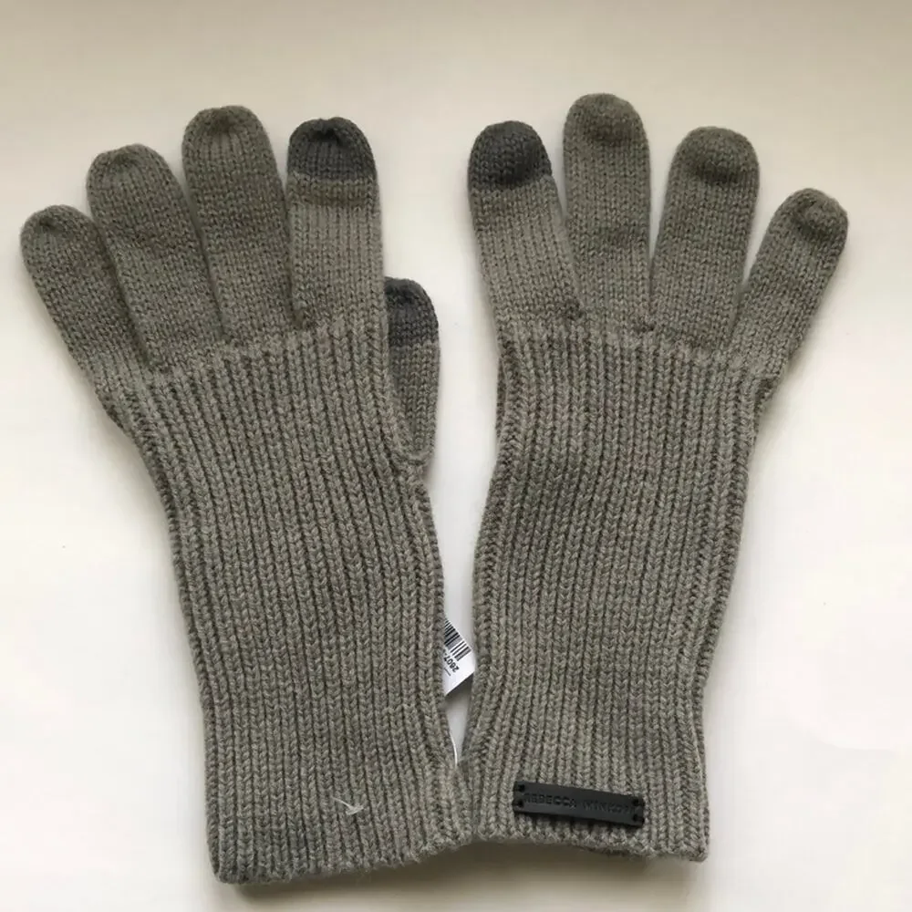 NWOT Rebecca Minkoff Grey Tech Gloves